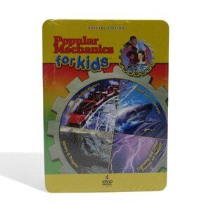 POPULAR MECHANICS For Kids Special Edition 4-DVD Tin Set New Unopened Rare